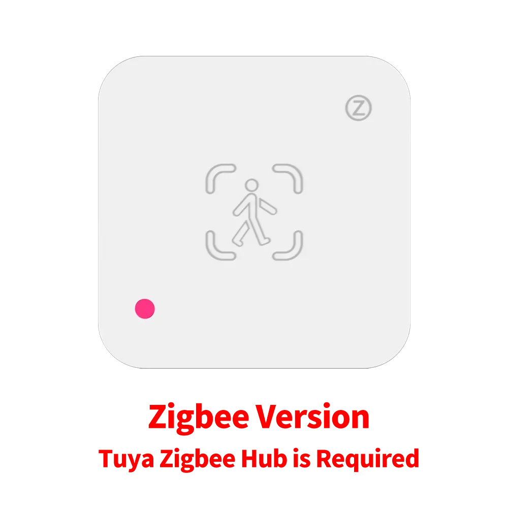 Tuya Zigbee WiFi  Human Presence Sensor MmWave Radar Detector With Luminance Sensor For Smart Home Smart Life replace PIR Sensor
