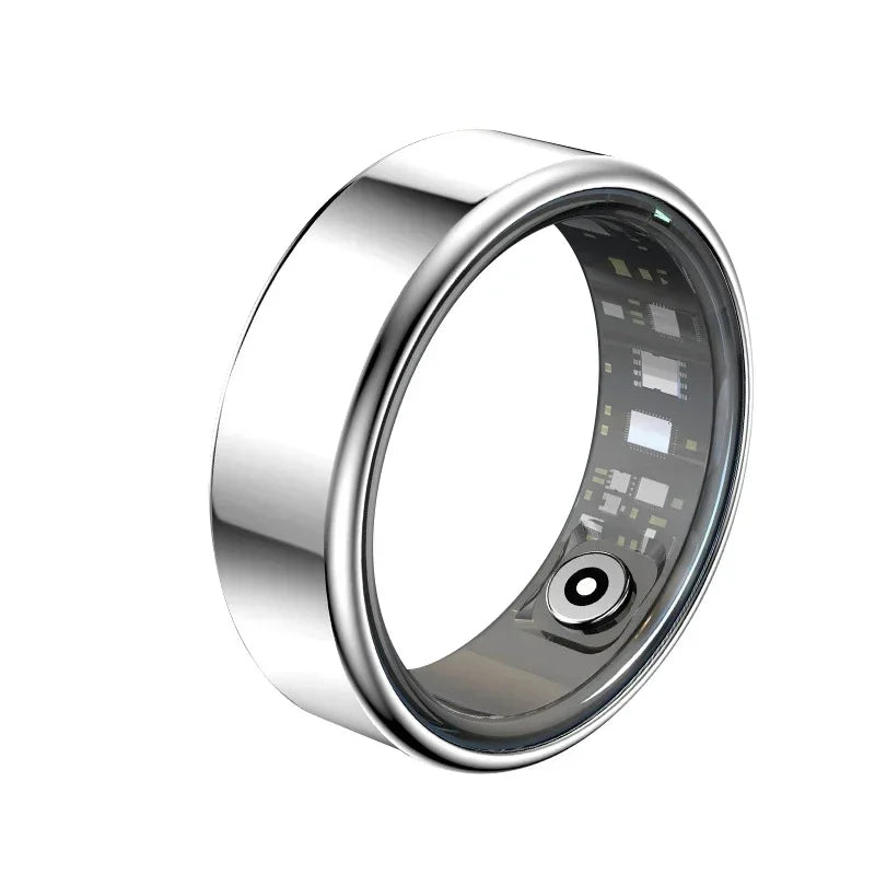 Smart Ring for Xiaomi Men Women Military Grade Titanium Steel Shell Health Monitoring IP68 & 3ATM Waterproof Multi-sport Modes