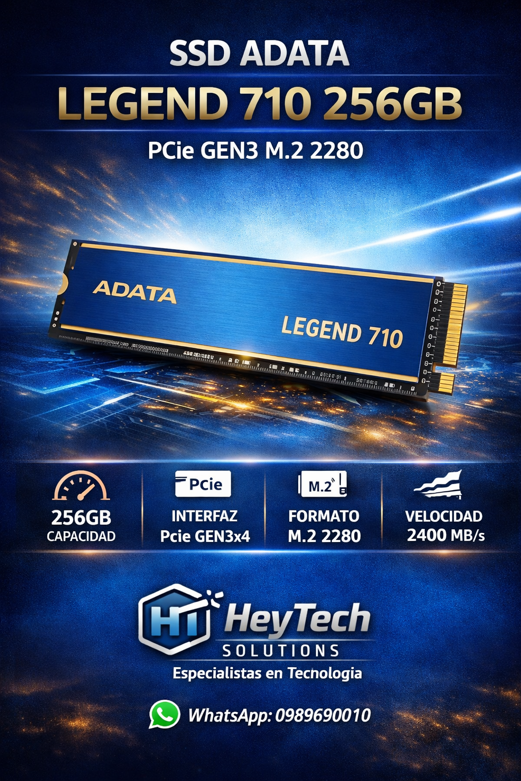 SSD ADATA LEGEND 710 256GB