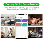 Milfra Smart Wifi Switch Neutral Wire Optional Intelligent Wall Button Light Switches AC100-240V Tuya APP Voice Control by Alexa