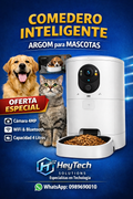 COMEDOR INTELIGENTE ARGOM PARA MASCOTAS FURCONNECT 71 4Lts. Camara 4MP